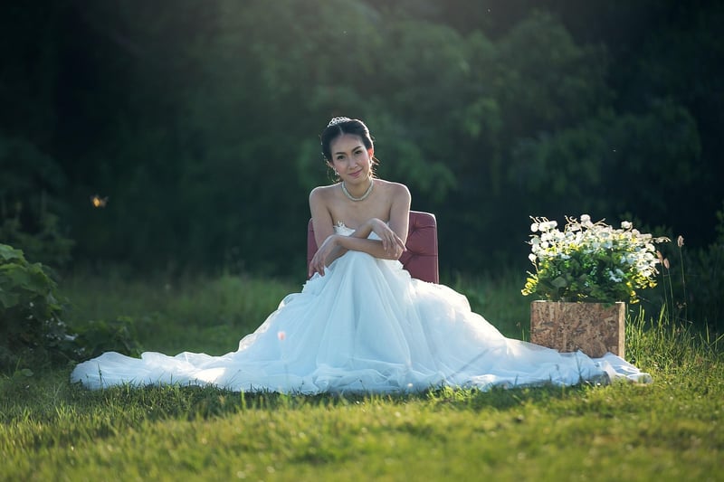 Mystical Garden Wedding Dress